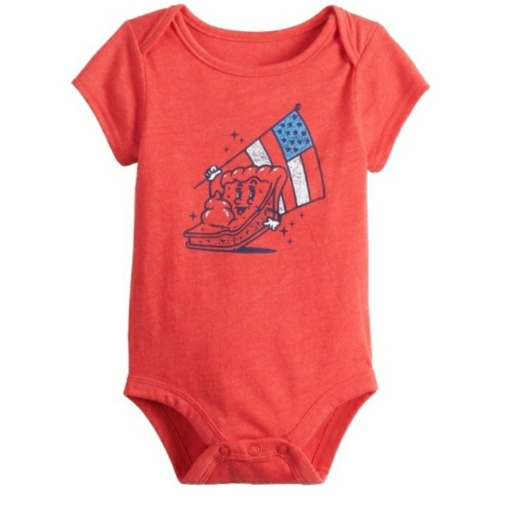 FAMILY FUN BABY AMERICANA ICON GRAPHIC BODYSUIT.